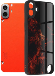 Husa pentru Nothing CMF Phone 1 - Techsuit Glaze Series - Red Nebula 