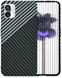Husa pentru Nothing Phone 1 - Techsuit Carbonite FiberShell - Stealth Gray 