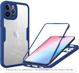 Husa pentru Samsung Galaxy A36 5G + Folie - Techsuit ColorVerse 360 Series - Blue 