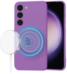 Husa pentru Samsung Galaxy S23 - Techsuit SoftFlex MagSafe - Purple 