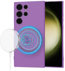 Husa pentru Samsung Galaxy S23 Ultra - Techsuit SoftFlex MagSafe - Purple 