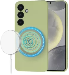 Husa pentru Samsung Galaxy S24 - Techsuit SoftFlex MagSafe - Matcha 