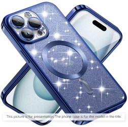 Husa pentru Samsung Galaxy S25 Plus - Techsuit Luxury Glitter MagSafe - Deep Blue 