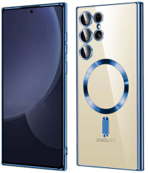 Husa pentru Samsung Galaxy S25 Ultra - Techsuit Luxury Crystal MagSafe - Deep Blue 