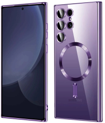 Husa pentru Samsung Galaxy S25 Ultra - Techsuit Luxury Crystal MagSafe - Light Purple 
