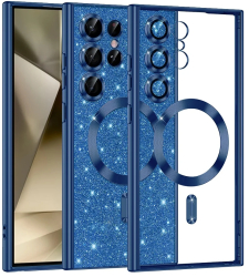 Husa pentru Samsung Galaxy S25 Ultra - Techsuit Luxury Glitter MagSafe - Deep Blue 