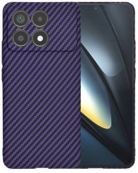 Husa pentru Xiaomi Poco F6 Pro - Techsuit Carbonite FiberShell - Purple 