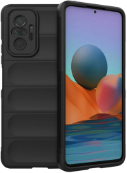 Husa pentru Xiaomi Redmi Note 10 Pro / Note 10 Pro Max - Techsuit Magic Shield - Black 