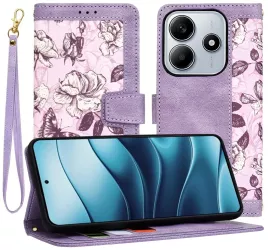 Husa pentru Xiaomi Redmi Note 14 5G - Techsuit FlipCraft - Mysterious Purple