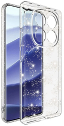 Husa pentru XXiaomi Redmi Note 14 Pro / Poco X7 - Techsuit SparkleSkin Series - Clear 