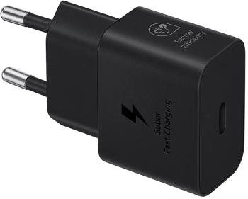 Incarcator pentru Priza Type-C Super Fast Charging 25W - Samsung T2510 Paris 2024 EP-T2510NBEGEU - Black Blister Packing 