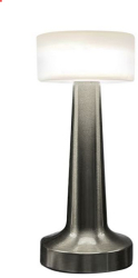Lampa metalica Stk de masa cu USB 3 nivele de lumina si functie touch 21 cm 