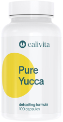 Pure Yucca Concentrat Natural de Yucca Supliment pentru Detoxifiere 100 Capsule - Calivita 