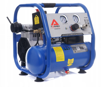 Compresor aer portabil 6L fara ulei silentios 1100W stomatologie TA381 