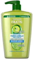 Sampon revitalizant anti-rupere cu efect de stralucire Garnier Fructis Fuerza & Brillo 1000 ml 