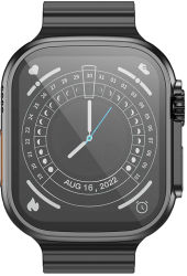 Ceas SmartWatch Borofone BD3 Ultra 1.96 Touch Notificari Apel si Retele Sociale Ritm Cardiac Control Muzical Monitorizare Somn Incarc