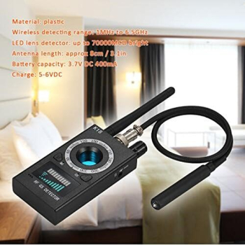 Detector Aparate Spion Camere Microfoane Localizatoare GPS Reportofoane TSS-K18 Detector de Unde Magnetice si Scanare Laser 