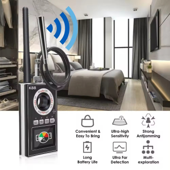 Detector de Aparate Spion Camere Microfoane Localizatoare GPS Reportofoane TSS-K88 Detector de Unde Magnetice 