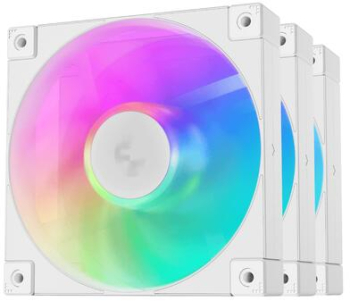 Set de ventilatoare DeepCool RGB Alb