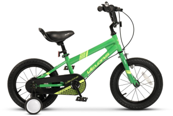 Bicicleta Copii 3-5 ani Velors V1403B 14 verde/negru 
