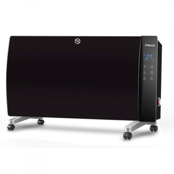 Convector Finlux FCH-3080 BGLS 2000W LED Wi-Fi Telecomanda IP24 Negru 