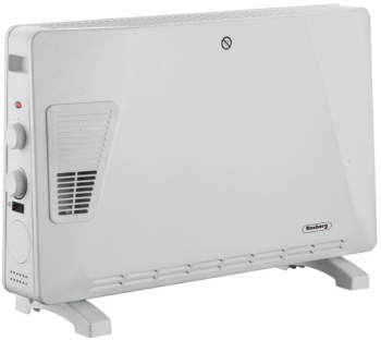 Convector pentru pardoseala Rosberg R51974ET 2500W 3 trepte Turbo Termostat Auto. aproape alb 