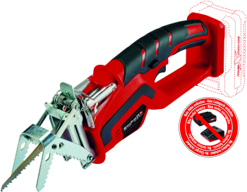 Ferastrau pentru taiat crengi Einhell GE-GS 18 Li fara acumulator 18 V lama 15 cm 