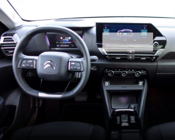 Folie Protectie Duragon pentru ecran Navigatie compatibila cu Citroen C4 2020+ silicon Mat Anti-zgarieturi protectie display Anti-Amp 