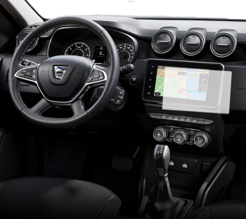 Folie Protectie Navigatie Dacia Duster 2021-2023 Duragon protectie Display Navigatie silicon Transparent Anti-zgarieturi Anti-amprenta 
