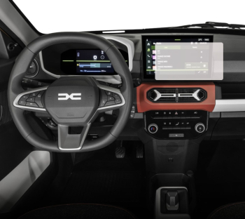 Folie Protectie Navigatie Dacia Spring 2024+ Duragon protectie Display Navigatie silicon Transparent Anti-zgarieturi Anti-amprenta Reg 