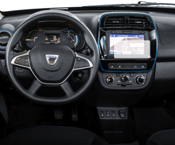 Folie Protectie Navigatie Dacia Spring Electric 2021-2024 Duragon protectie Display Navigatie silicon Transparent Anti-zgarieturi Anti- 