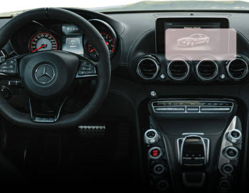 Folie Protectie Navigatie Mercedes AMG GT C C190 2017+ Duragon protectie Display Navigatie silicon Mat Anti-zgarieturi Anti-amprenta 