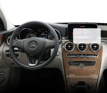 Folie Protectie Navigatie Mercedes-Benz C-Class W205 2014-2018 Duragon protectie Display Navigatie silicon Transparent Anti-zgarieturi 