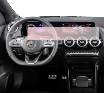 Folie Protectie Navigatie Mercedes Benz GLA 2020-2023 Duragon protectie Display Navigatie silicon Mat Anti-zgarieturi Anti-amprenta An 
