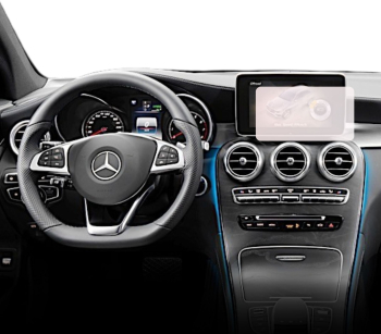 Folie Protectie Navigatie Mercedes-Benz GLC X253 2015-2019 Duragon protectie Display Navigatie silicon Mat Anti-zgarieturi Anti-ampre 