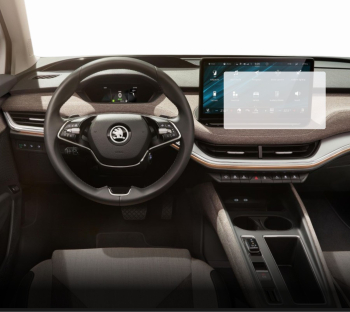 Folie Protectie Navigatie Skoda Enyaq iV 2020+ Duragon protectie Display Navigatie silicon Transparent Anti-zgarieturi Anti-amprenta R 
