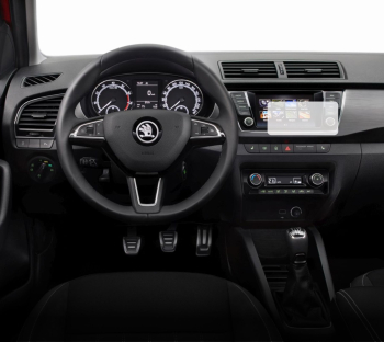 Folie Protectie Navigatie Skoda Fabia 2018-2021 Duragon protectie Display Navigatie silicon Transparent Anti-zgarieturi Anti-amprenta 
