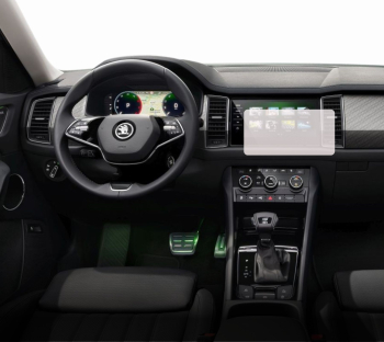 Folie Protectie Navigatie Skoda Kodiaq 2021-2023 Duragon protectie Display Navigatie silicon Transparent Anti-zgarieturi Anti-amprenta 