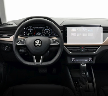 Folie Protectie Navigatie Skoda Scala 2023+ Duragon protectie Display Navigatie silicon Mat Anti-zgarieturi Anti-amprenta Anti-reflex 