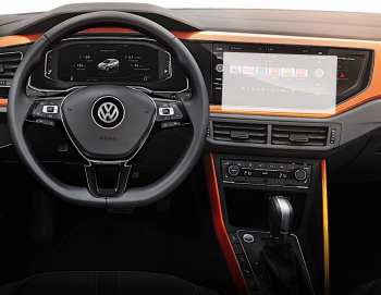 Folie Protectie Navigatie Volkswagen  Polo 2017-2021 Duragon protectie Display Navigatie silicon Mat Anti-zgarieturi Anti-amprenta 