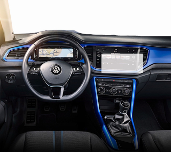 Folie Protectie Navigatie Volkswagen  T-Roc 2017-2021 Duragon protectie Display Navigatie silicon Transparent Anti-zgarieturi Anti- 