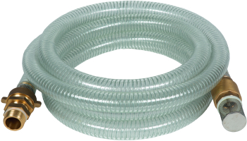 Furtun de absortie 4 m Einhell cu racorduri din cupru pentru pompe de suprafata si hidrofoare 
