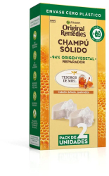 Set sampon solid hidratant cu extract de miere de albine Garnier Original Remedies 2 X 60 g 