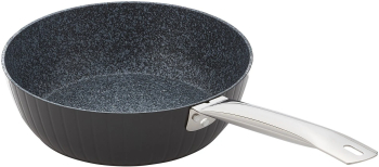 Tigaie adanca Judge Evertough otel inoxidabil/aluminiu 24 cm negru/argintiu 