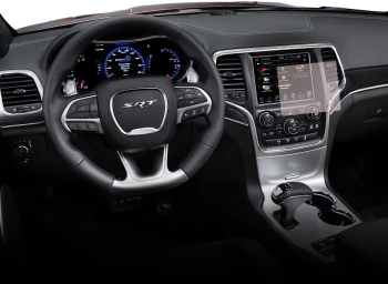 Folie Protectie Navigatie Jeep Grand Cherokee SRT 2013-2020 Duragon protectie Display Navigatie silicon Transparent Anti-zgarieturi Ant 