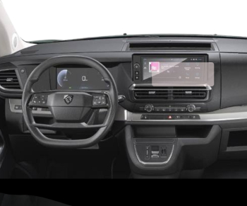 Folie Protectie Navigatie Peugeot e-Traveller 2024+ Duragon protectie Display Navigatie silicon Transparent Anti-zgarieturi Anti-ampren 