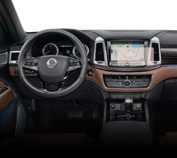 Folie Protectie Navigatie Ssangyong Rexton 2018-2021 Duragon protectie Display Navigatie Ssangyong silicon Mat Anti-zgarieturi Anti-amp 