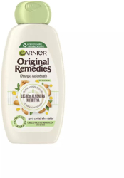Sampon de par intens hidratant cu extract de lapte de migdale Garnier Original Remedies 300 ml 