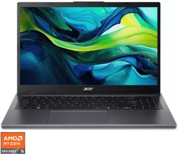 Laptop Acer Aspire 15 15.6 inch FHD IPS AMD Ryzen 5 8640HS 16GB DDR5 512GB SSD AMD Radeon 760M No OS Steel Gray Resigilat laptop laptopuri notebook ultrabook