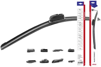 Stergator parbriz FLAT cu 8 adaptoare 15 380mm Multiconnect 
